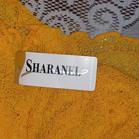 NEW! Sharanel Caplet in colour mango - many different ways to wear this (4534 - Picture 5 of 6